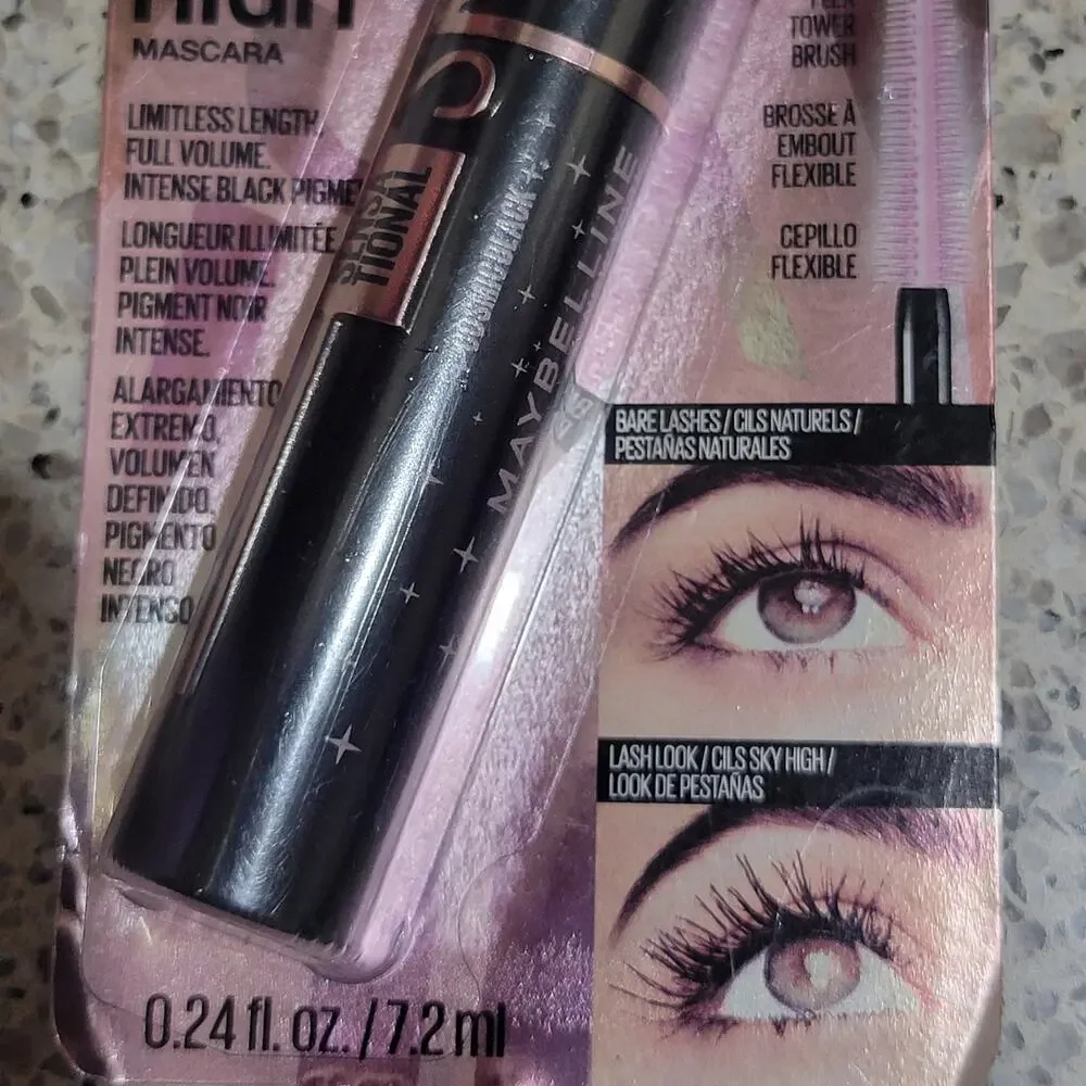 Maybelline Lash Sensational SKY HIGH Cosmic Black 799 Washable Mascara✨️NIP✨️